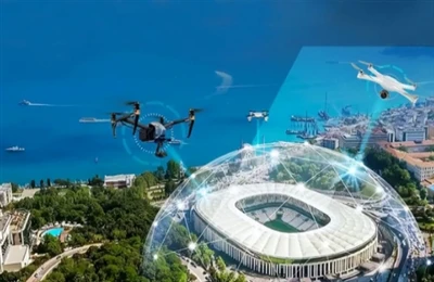 Skaitiklio UAV radaro aptikimo įrangos taikymo principas
