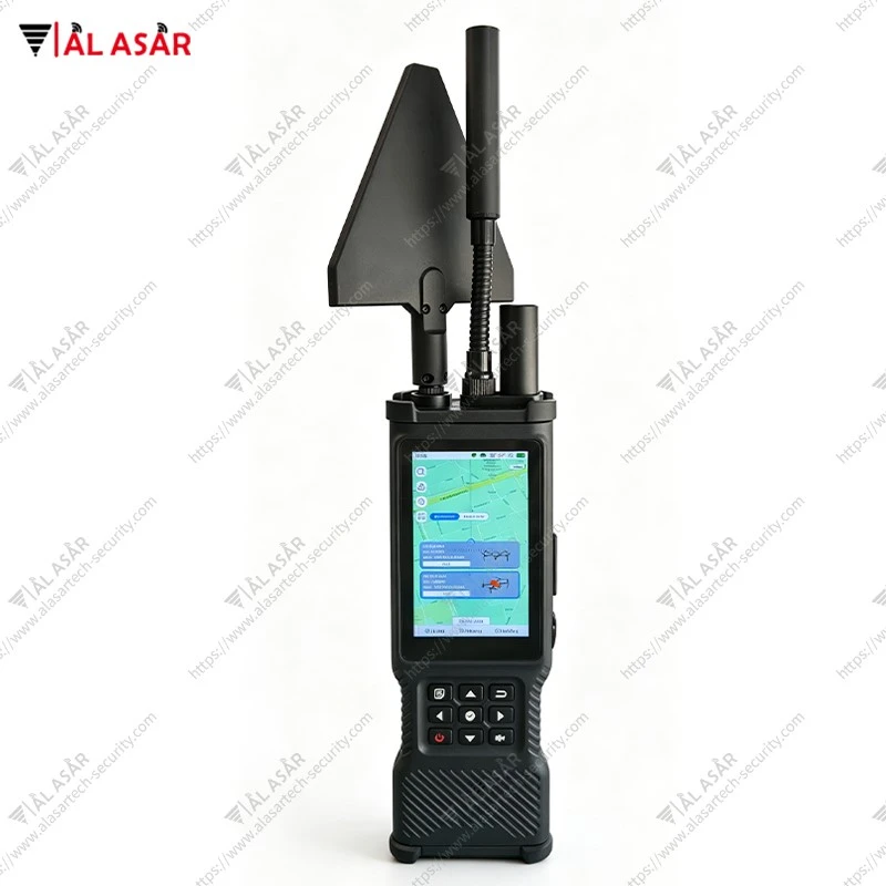 Handheld RF drone locator